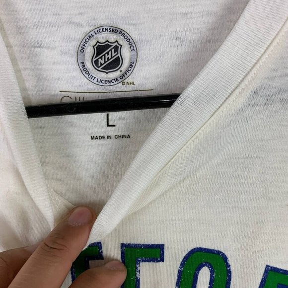 Hartford Whalers NHL G-III Sports Large White Casual Tshirt New Men - Picture 3 of 6